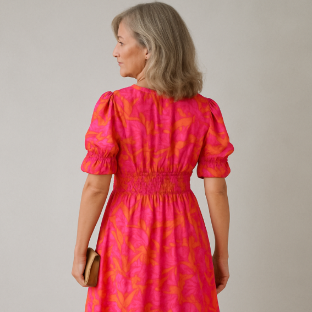 Floor™ | Maxikjole med Feminine Detaljer