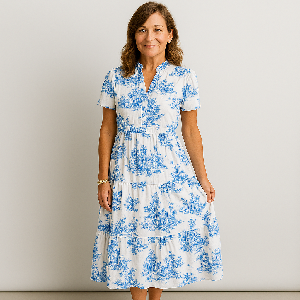 Isadora - Klassisk Charme Maxi Kjole