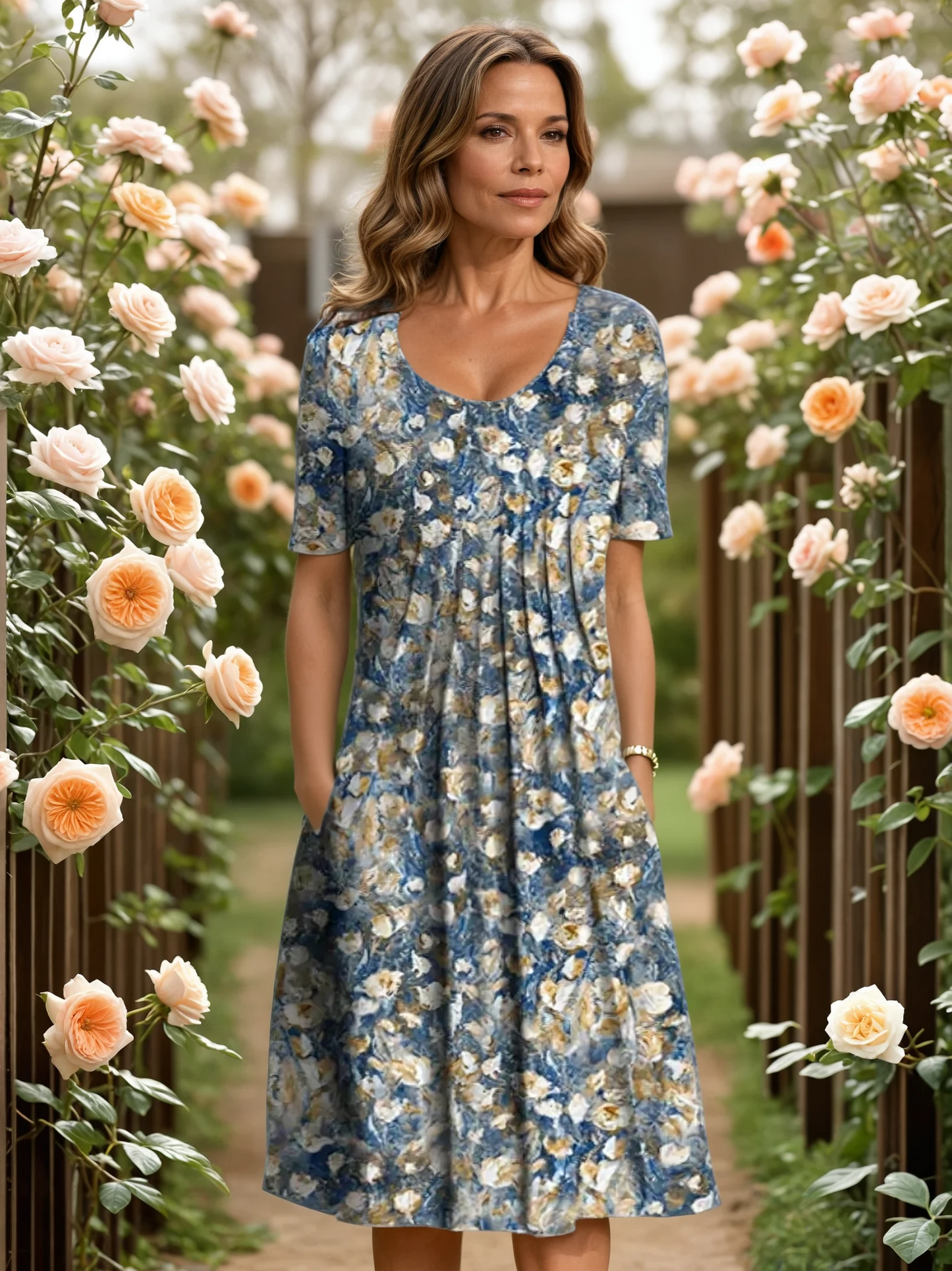 Olivia™  | Elegant Kjole + GRATIS Duftpose til garderoben