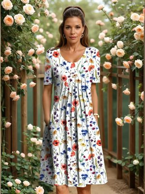 Olivia™  | Elegant Kjole + GRATIS Duftpose til garderoben